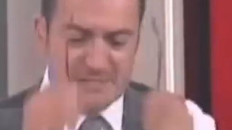 GS TV spikerinin Trabzonspor maçındaki heyecanı