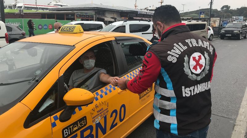Eminönü’nde taksicilere ceza yağdı