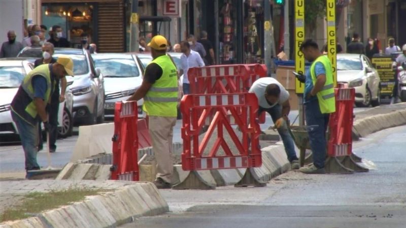 Üsküdar’da İSKİ çalışması esnafı isyan ettirdi