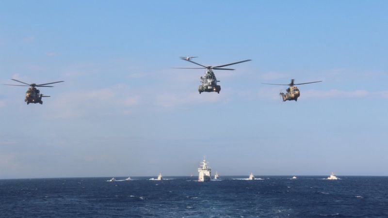 Türkiye ve KKTC'nin ortak tatbikatı başladı