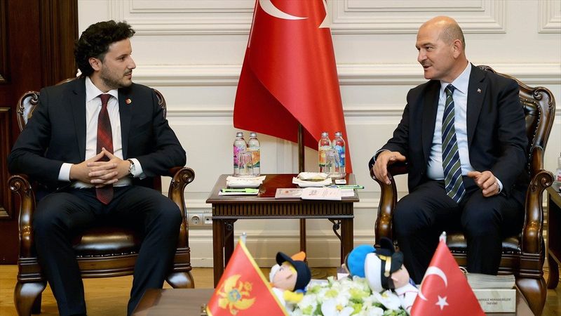 Süleyman Soylu, Karadağ Başbakan Yardımcısı Abazoviç ile görüştü