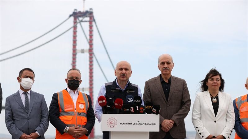 1915 Çanakkale Köprüsü'nün yıllık zaman tasarrufu 624 milyon lira olacak