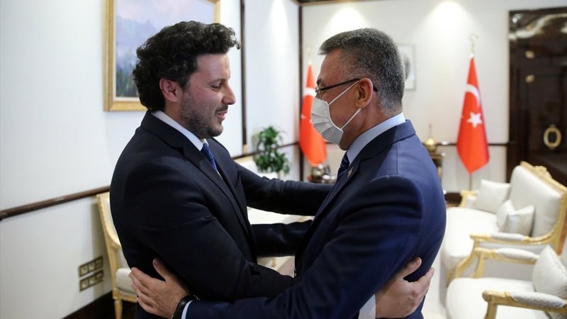 Fuat Oktay, Karadağ Başbakan Yardımcısı Abazoviç'le görüştü