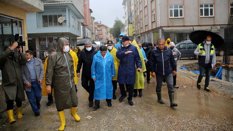 İçişleri Bakanı Süleyman Soylu, Kastamonu’daki çalışmaları inceledi