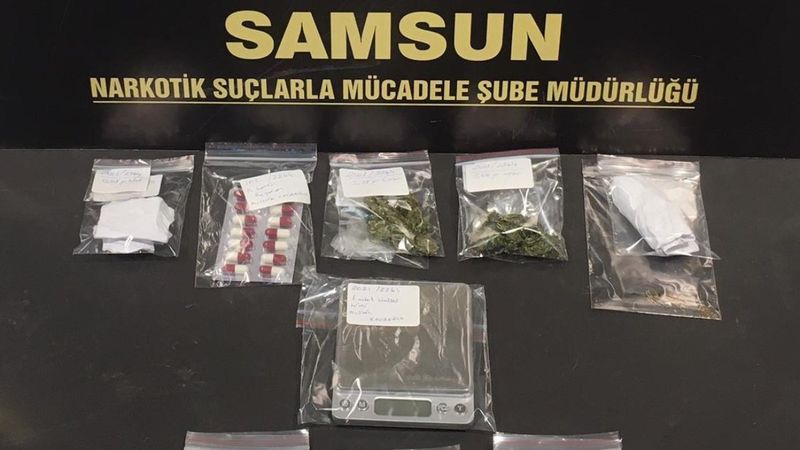 Samsun'da bir kişi uyuşturucu operasyonu sonucunda tutuklandı