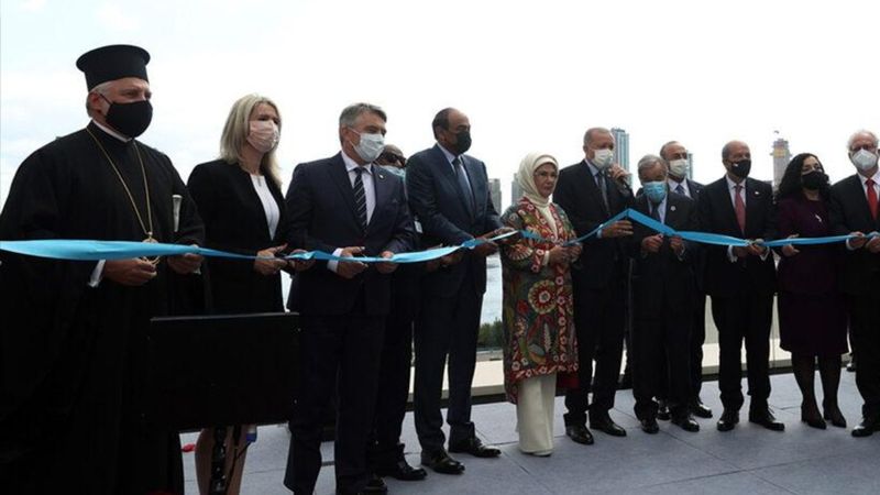 Elpidoforos'un Türkevi açılışına katılması Rumları sinirlendirdi