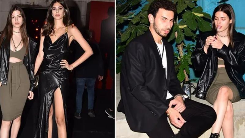 Derin Talu, sevgilisiyle defilede