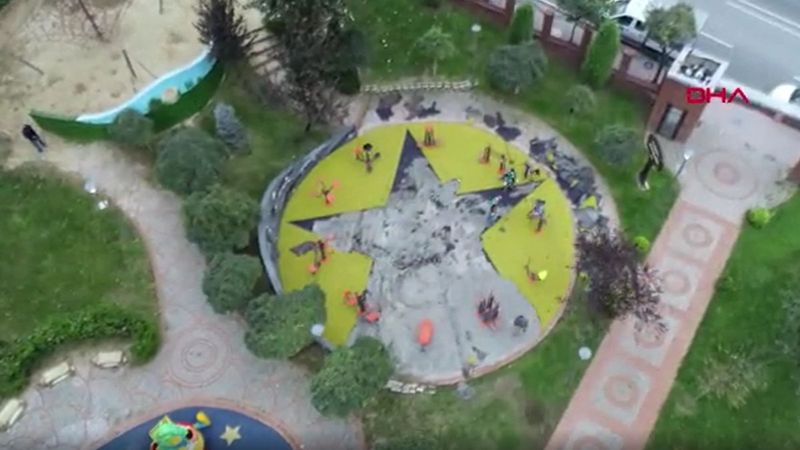 Küçükçekmece’de, çocuk parkındaki PKK/KCK sembollerine ilişkin davada hapis istemi
