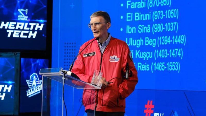 Aziz Sancar'ın bayrak hassasiyeti