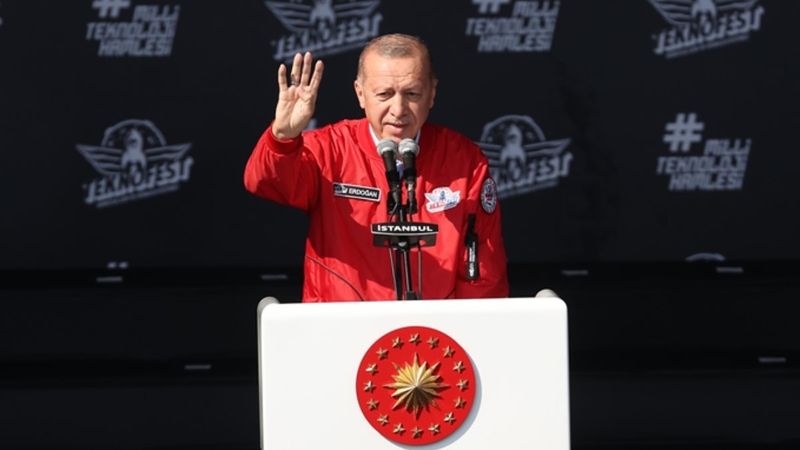 Cumhurbaşkanı Erdoğan, TEKNOFEST'e katıldı