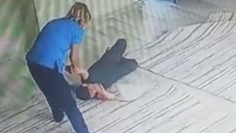 Aydın’da, engelli öğrenciye şiddet kamerada