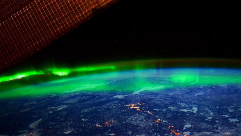 Fransız astronottan etkileyici aurora görüntüsü