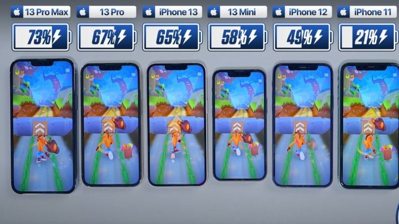 Batarya testi: iPhone 13, 12, 11 ve SE
