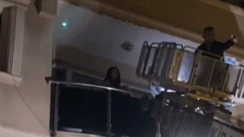 Bursa'da nişanlısından özür dilemek için vinç kiraladı