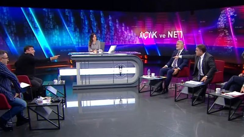 Habertürk canlı yayınında Yaşar Hacısalihoğlu ile Ersan Şen'in sözlü kavgası