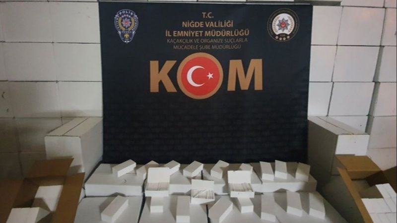 Niğde'de dev kaçakçılık operasyonu