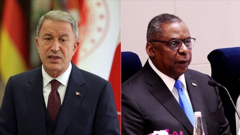 Hulusi Akar, ABD'li mevkidaşı ile görüştü