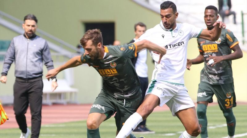 Konyaspor, Alanyaspor ile berabere kaldı
