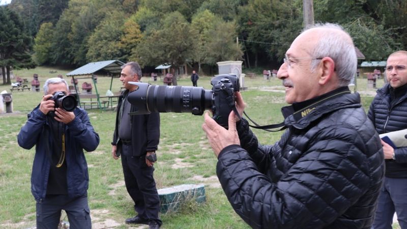 Kemal Kılıçdaroğlu, Abant Gölü'nde yürüyüş yaptı
