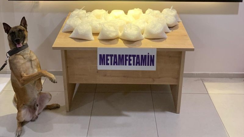 Bursa’da, 20 kilogram metamfetamin ele geçirildi