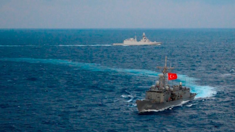 Kıta sahanlığını izinsiz ihlal eden araştırma gemisine müdahale