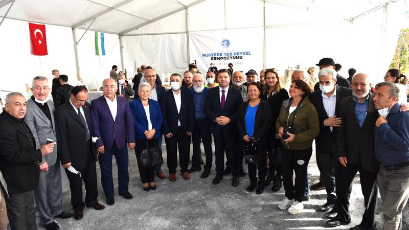 Maltepe Belediyesi, Uluslararası Taş Heykel Sempozyumu'nu başlattı