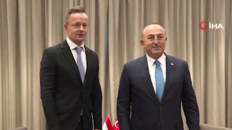 Mevlüt Çavuşoğlu, Macaristan Dışişleri Bakanı Szijjarto ile görüştü