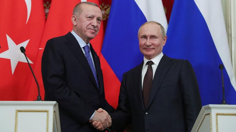 Cumhurbaşkanı Erdoğan ile Vladimir Putin görüştü