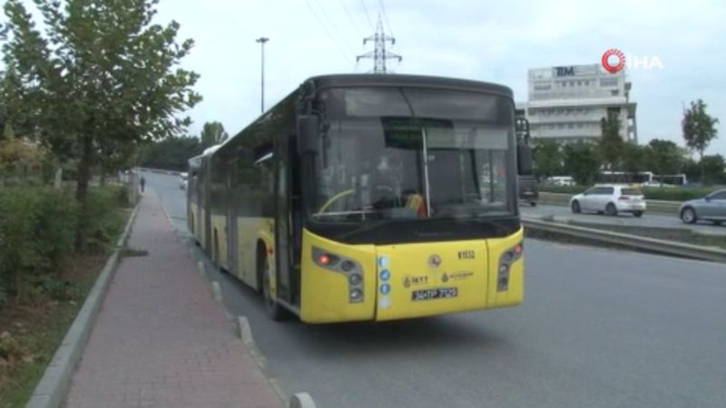 Bahçelievler’de İETT otobüsü yolda kaldı