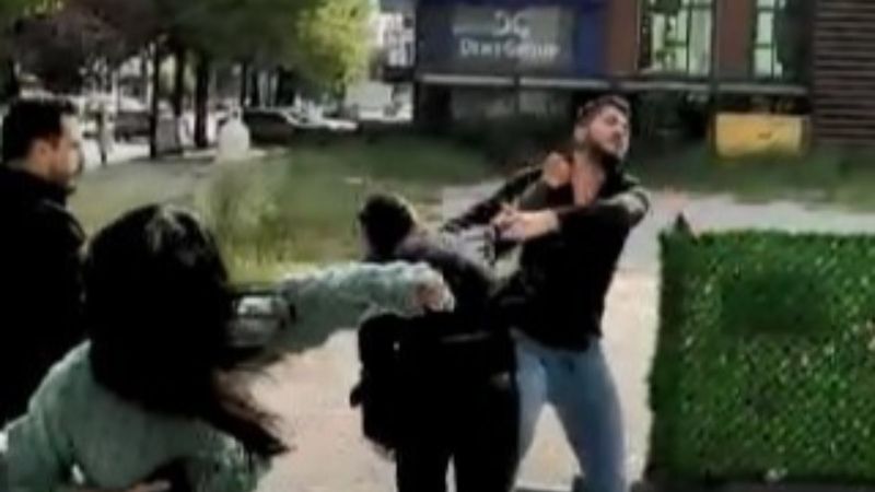 Kocaeli'deki güzellik merkezi ortakları, yumruklarla birbirini darbetti