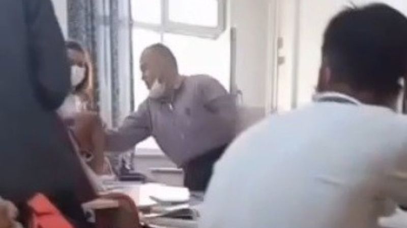 Gaziantep'te öğrencisini darbeden öğretmen açığa alındı