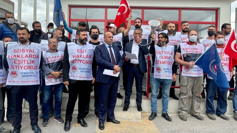 İzmir'de metro ve tramvay çalışanları greve gidiyor