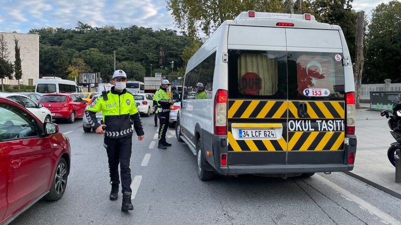 İstanbul’da okul servislerine yönelik denetim