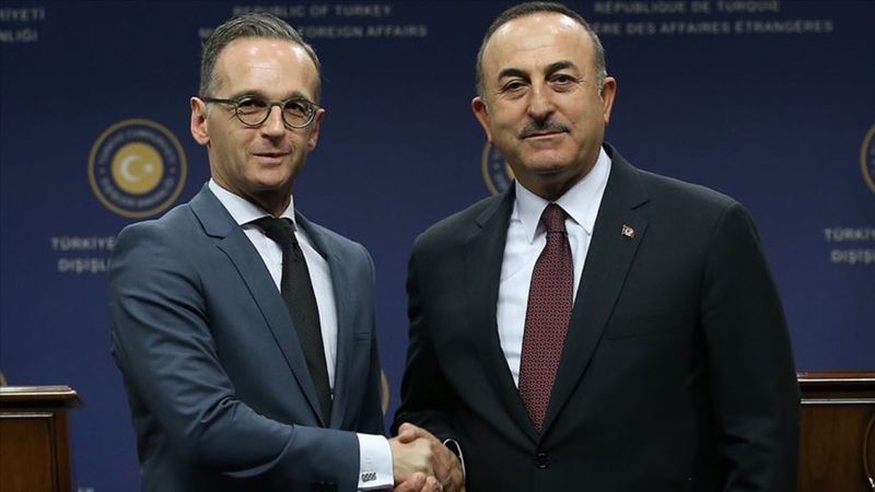 Mevlüt Çavuşoğlu, Alman mevkidaşı Heiko Maas ile görüştü