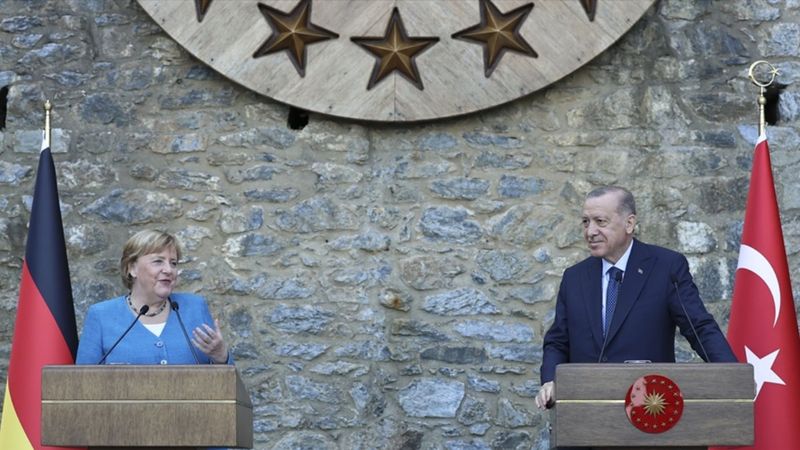 Cumhurbaşkanı Erdoğan ve Angela Merkel'den ortak basın açıklaması