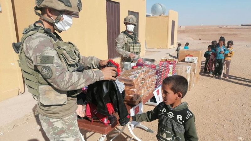 Mehmetçik Suriye’ye yardım elini uzatmaya devam ediyor