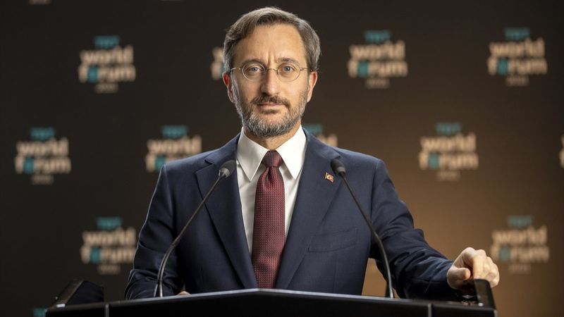 İletişim Başkanı Fahrettin Altun, TRT World Forum 2021 programının açılışında konuştu