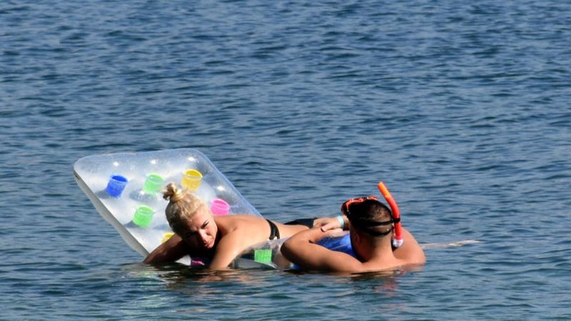 Marmaris'te tatilcilerin yaz keyfi devam ediyor