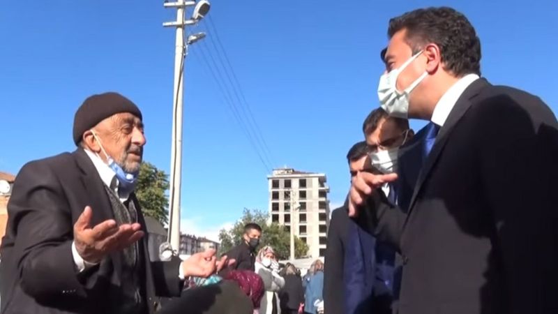 Ali Babacan, Ankara'da vatandaşların tepkisiyle karşılaştı