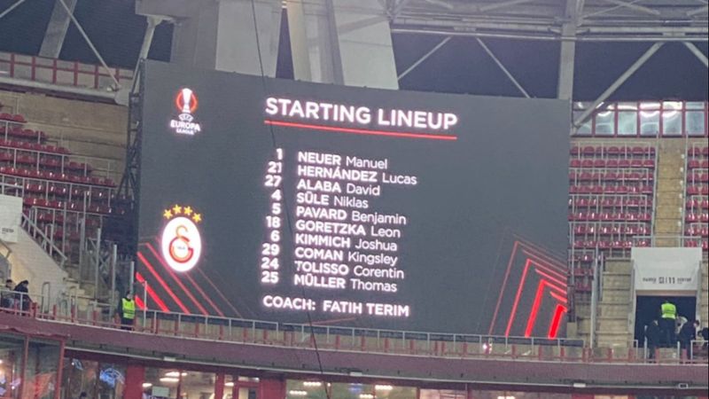 Galatasaray'ın kadrosu Bayern'le karıştı