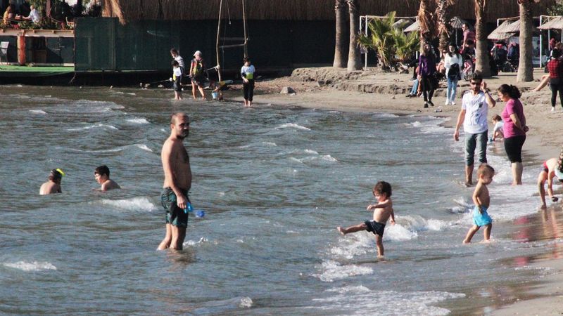 Muğla'da ekim sonunda deniz keyfi