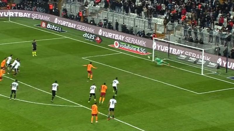 Beşiktaş-Galatasaray derbisinde kırılma anları