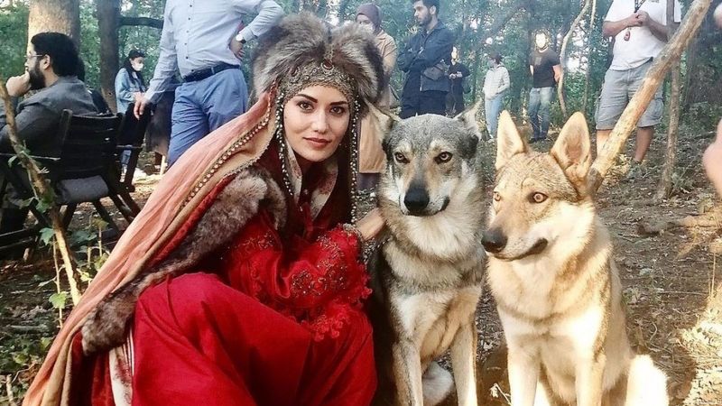 Alparslan: Büyük Selçuklu dizisinin Akça'sı Fahriye Evcen cadı oldu! İşte o kareler