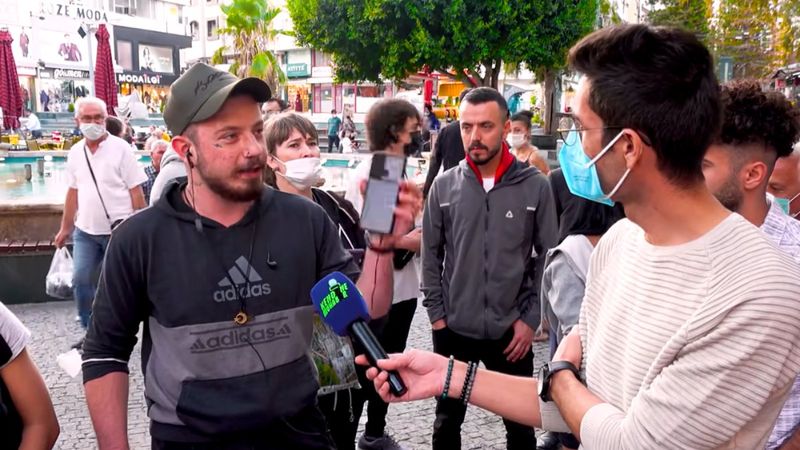 Sokak röportajında tehdit: AK Parti kazanırsa iktidardan indireceğiz