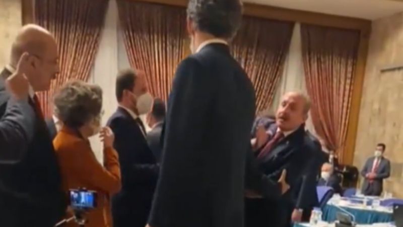 HDP'li Gergerlioğlu ile Mustafa Şentop arasında gerginlik