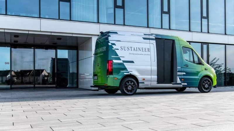 Mercedes'ten havayı temizleyen elektrikli minibüs: Sustaineer