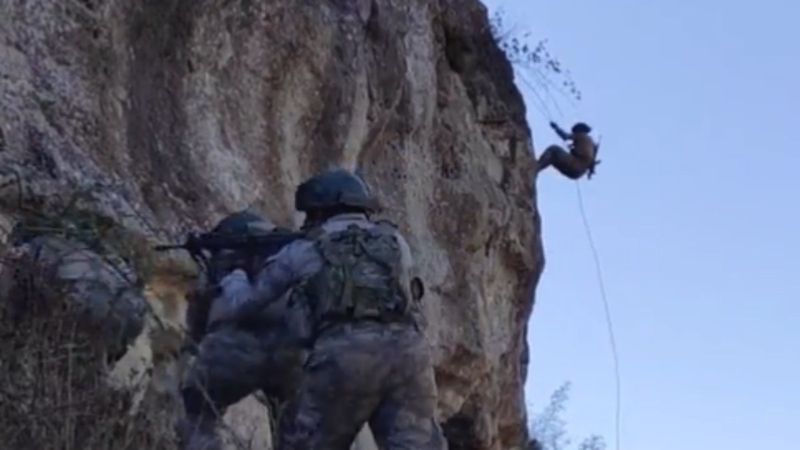 Komandoların Teröristle Mücadele tatbikatı