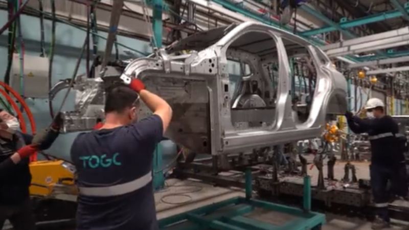 TOGG'dan yerli otomobil çalışmalarıyla ilgili yeni video