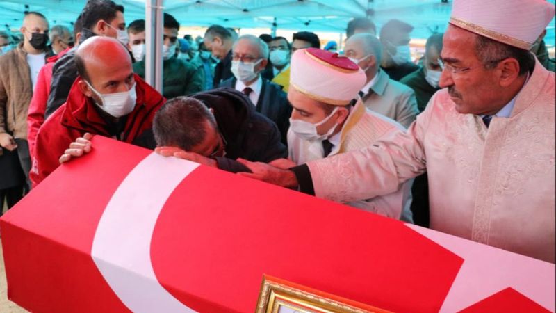 Irak'ın kuzeyinde şehit olan sözleşmeli er İslam Çiftçi toprağa verildi