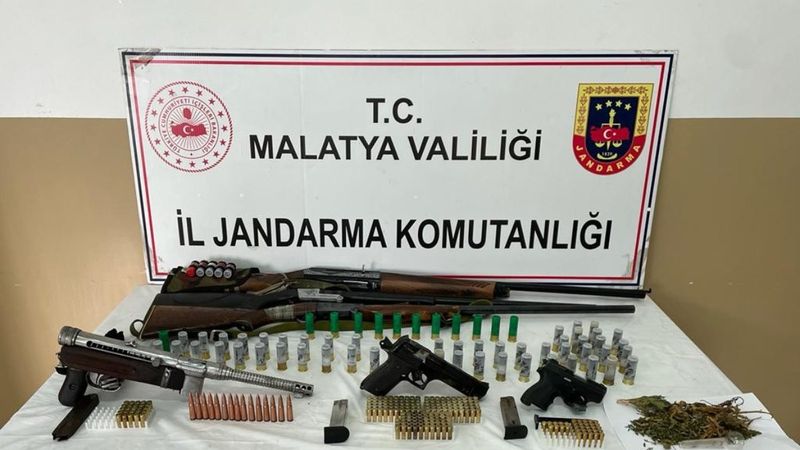 Malatya’da silah ve mühimmat operasyonu